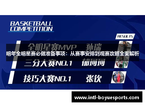 明年全明星赛必做准备事项：从赛事安排到观赛攻略全面解析