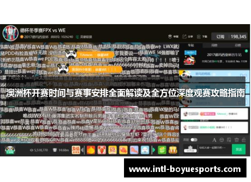 澳洲杯开赛时间与赛事安排全面解读及全方位深度观赛攻略指南 澳洲杯开赛时间与赛事安排全面解读及全方位深度观赛攻略指南